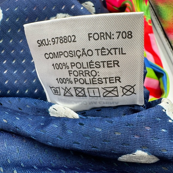 🆕 FARM Rio 🧿 NWT Jacqueta "Divertidamente Azul" - Women's Training Jacket Sz S - Picture 16 of 16